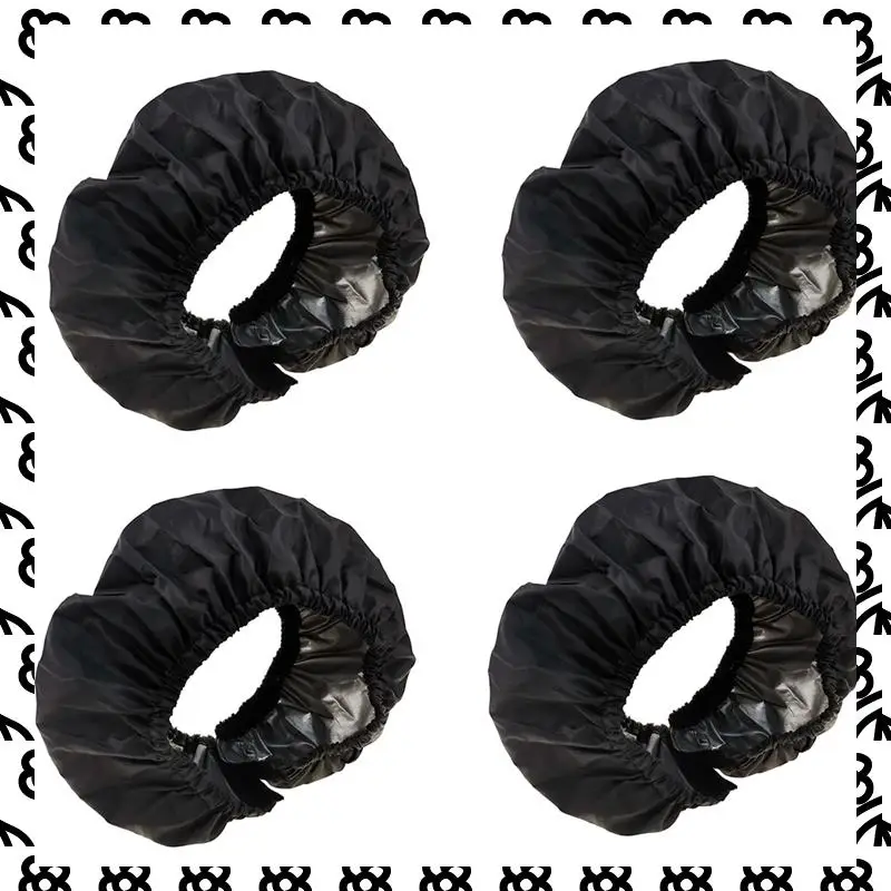 A07I عربة طفل غطاء الاطارات الغبار كرسي متحرك الإطارات حامي الرضع يدفع باليدين عربة عجلة مكافحة القذرة غطاء 25 سنتيمتر سهلة الاستخدام