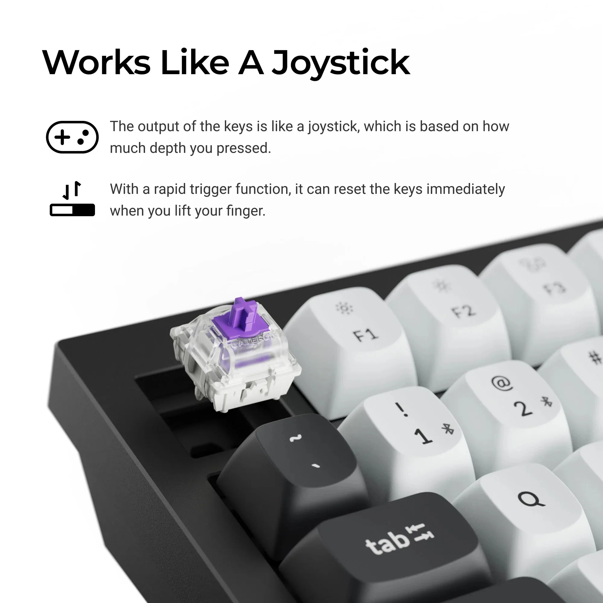 Keychron Q6 HE QMK Wireless Magnetic Switch Custom Gaming Keyboard Full Aluminum RGB Backlit Full-Size Knob