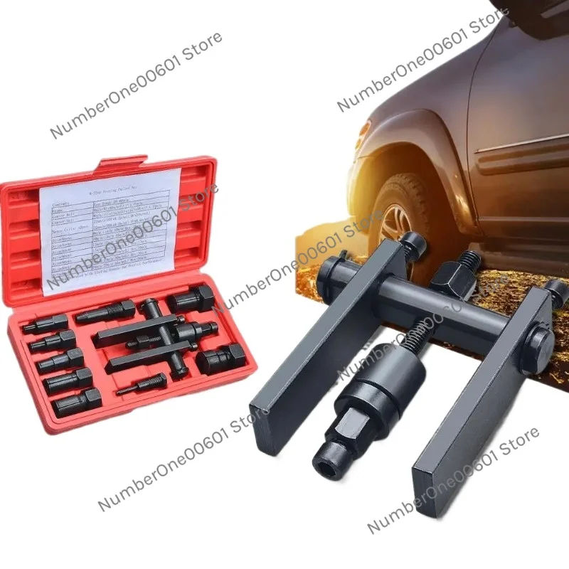 10pcs Motorcycle Internal Bearing Puller Removal Tool Disassembly Repair Set