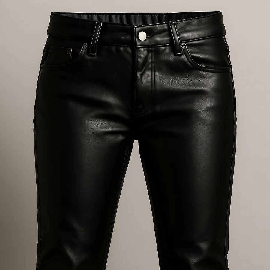 ¿Cómo combinar pantalones de efecto piel sin parecer vulgar?