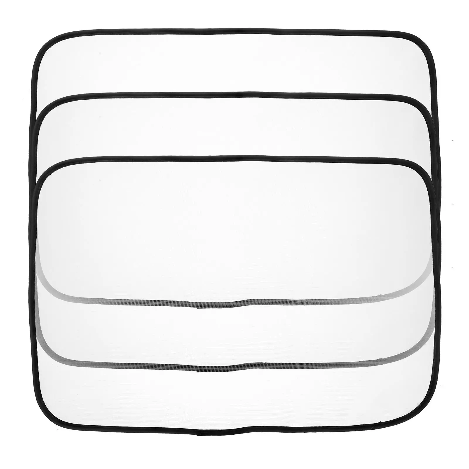 

3pcs Insulated Ironing Mesh Pad Heat Resistant Press Cloth Portable Foldable Clothes Protection Mat for Home Use