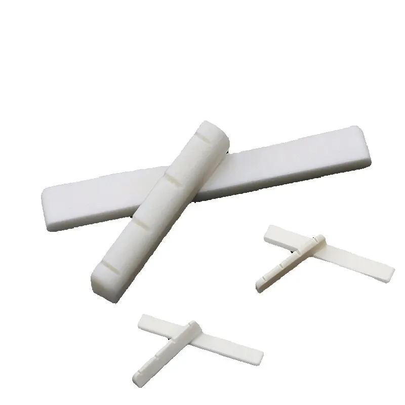 Selle d'écrou de guitare en os véritable, pont de ukulélé, en os de bovin HUATOOL