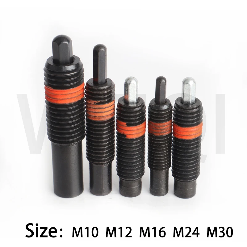 Good Quality VCN517 M10/M12/M16/M24/M30  Carbon Steel Allen Long Stroke Plunger Retractable Spring Plunger Screw Spring Position