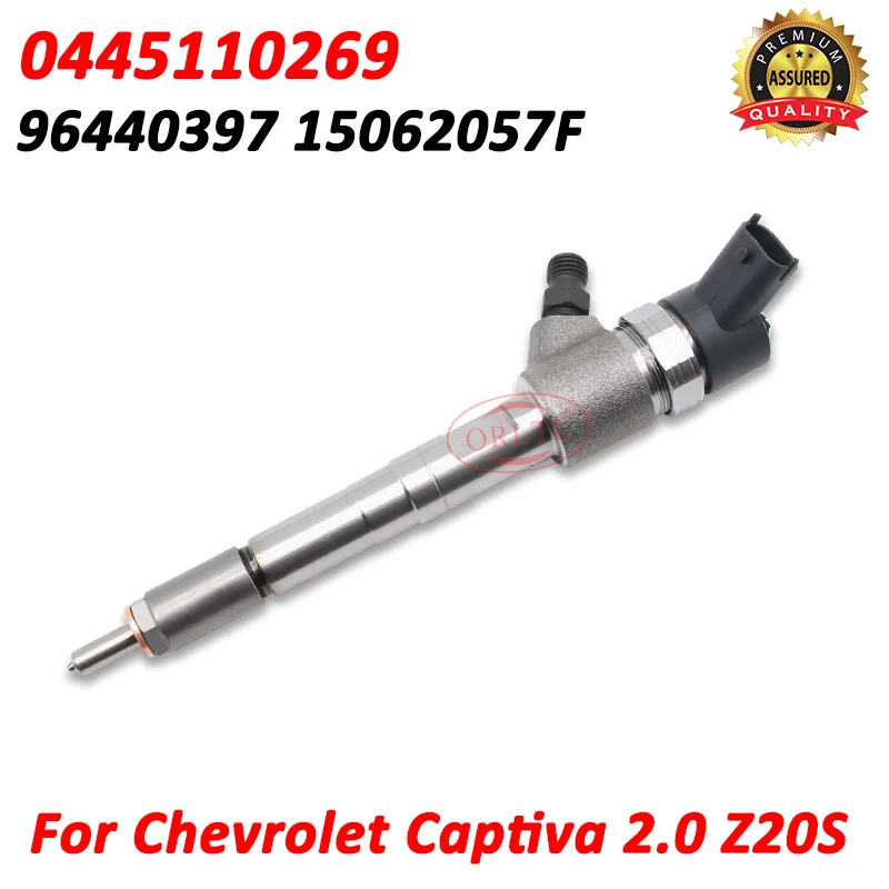 

0445110269 Common Rail Fuel Injector 0 445 110 269 Diesel Nozzle 0986435153 0986435238 For Chevrolet Captiva 96440397 15062057F