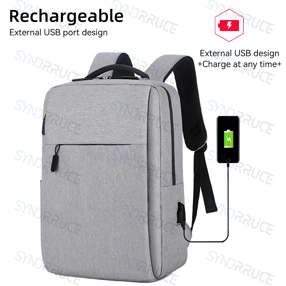 Casual USB Sports Backpack Business Travel School Bag Backpack Suitable For Macbook Pro Laptop Bag Suitable For Dell HP Lenovo