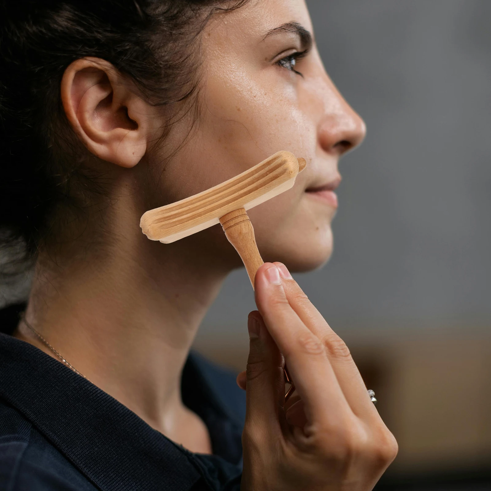 

Scraping Stick Massage Hammer Whole Body Massager Beech Wood Ergonomic Back Neck Shoulder Legs Feet Arms Face Meridian