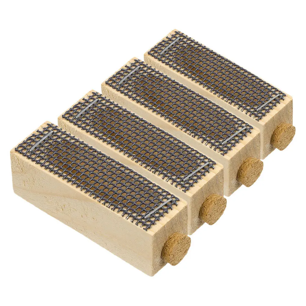 4pcs Wooden Queen Cage Beekeeping Tool For Hive Queen Rearing Beehive Splits Natural Ventilation Handmade Beekeeping Equipment