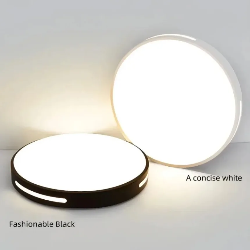 Led Plafondlamp Moderne Eenvoudige Ronde Ultradunne Zwart/Wit Decoratief Licht Woonkamer Slaapkamer Gang Indoor Home Light