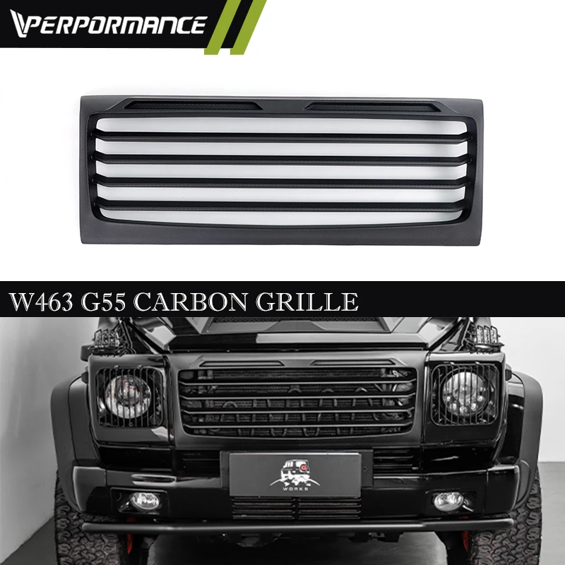 Carbon FIber Front Grille G Class W463 G55 Front Grille carbon Exterior Parts W463 Auto Body parts Bumper grille