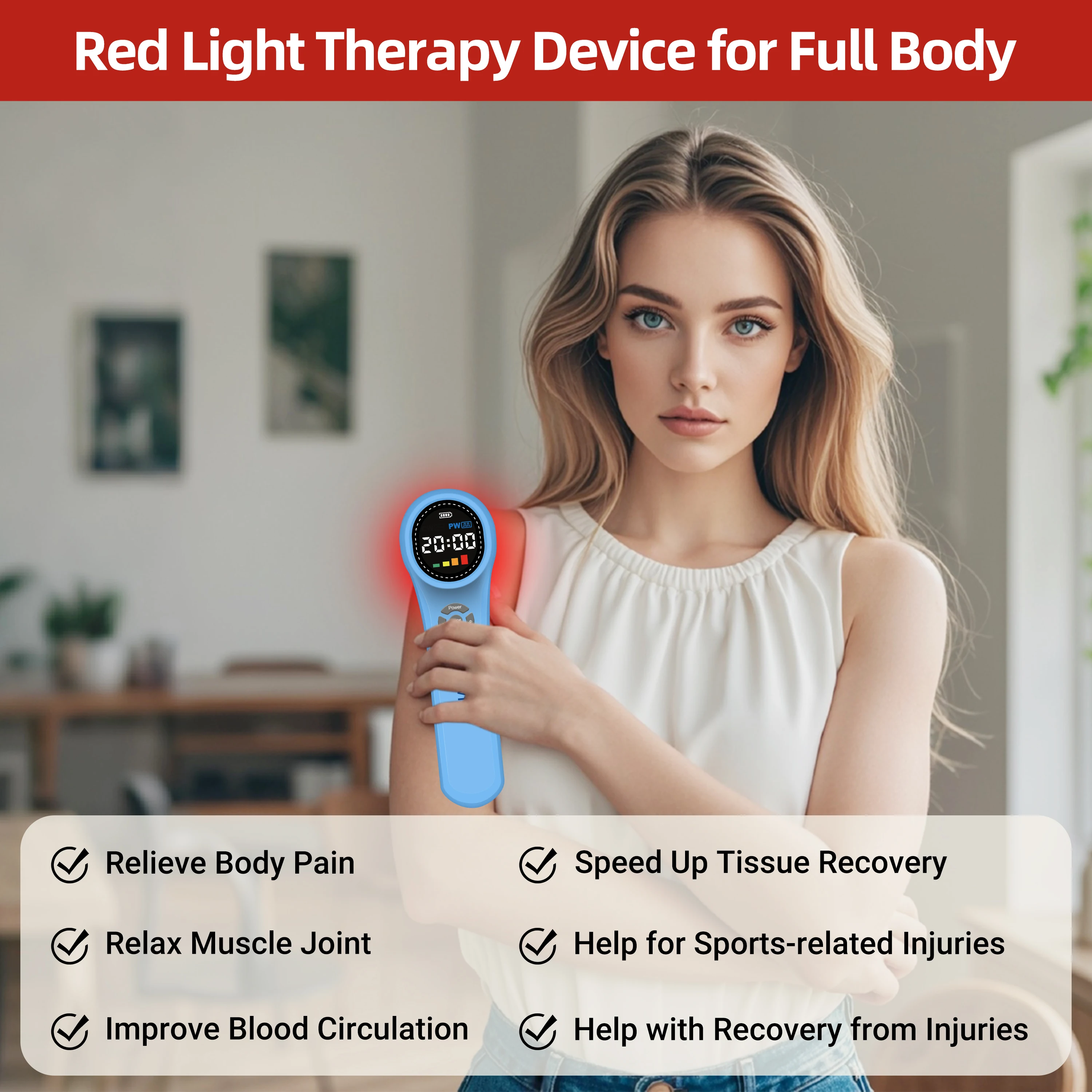 

NEW2026Red Light Therapy Class 4 Laser for Pain Relief Healing Laser 810nm 660nm Veterinary Laser Arthritis Sciatica Treatment
