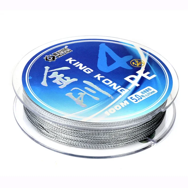 Wholesale 4 Braid PE Braided Fishing Line 100/150 Meter River Lake Stream Fishing Floating Buoyancy