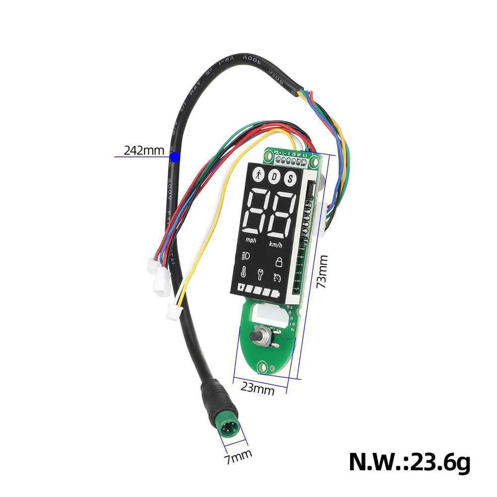 E- Scooter Dashboard Display For Xiaomi For Mi 4 Electric Scooter Display Instrument Circuit Board Kickscooter Replacement Parts