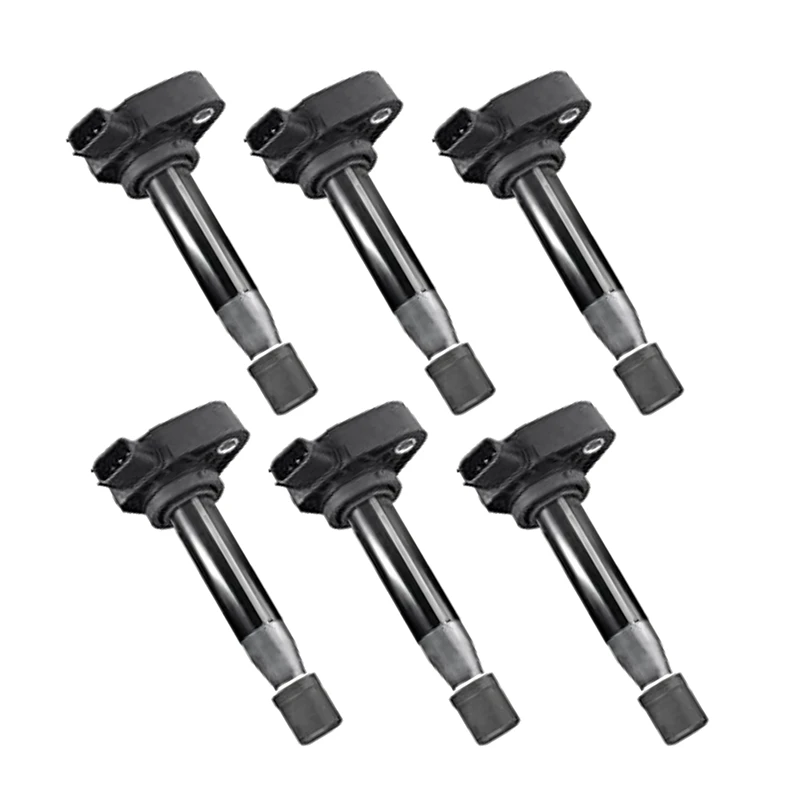 

6 Pcs Auto Parts Ignition Coil 30520-P8E-A01 30520RCAA02 For 99-09 Honda Acura V6 3.0 3.2 3.5L UF242