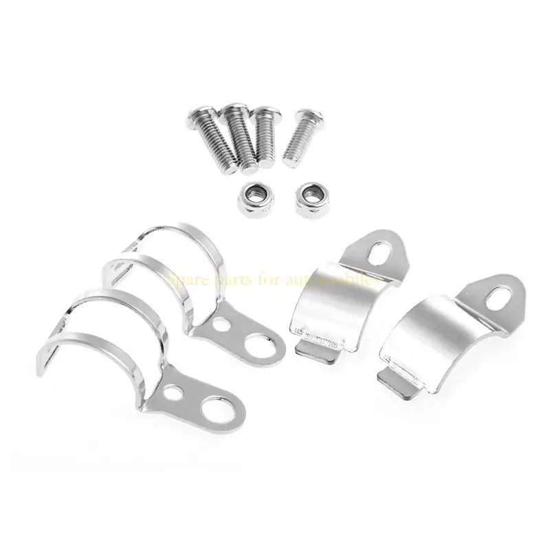 

H58F 2PCS Black Fork arclamp ушной зажим мотоцикла Мотоцикл.