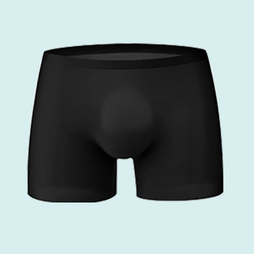 Men's Sexy Pouch Underwear Breathable Boxer Briefs Trunks Soft Material L 3XL Available in Black White Red Grey