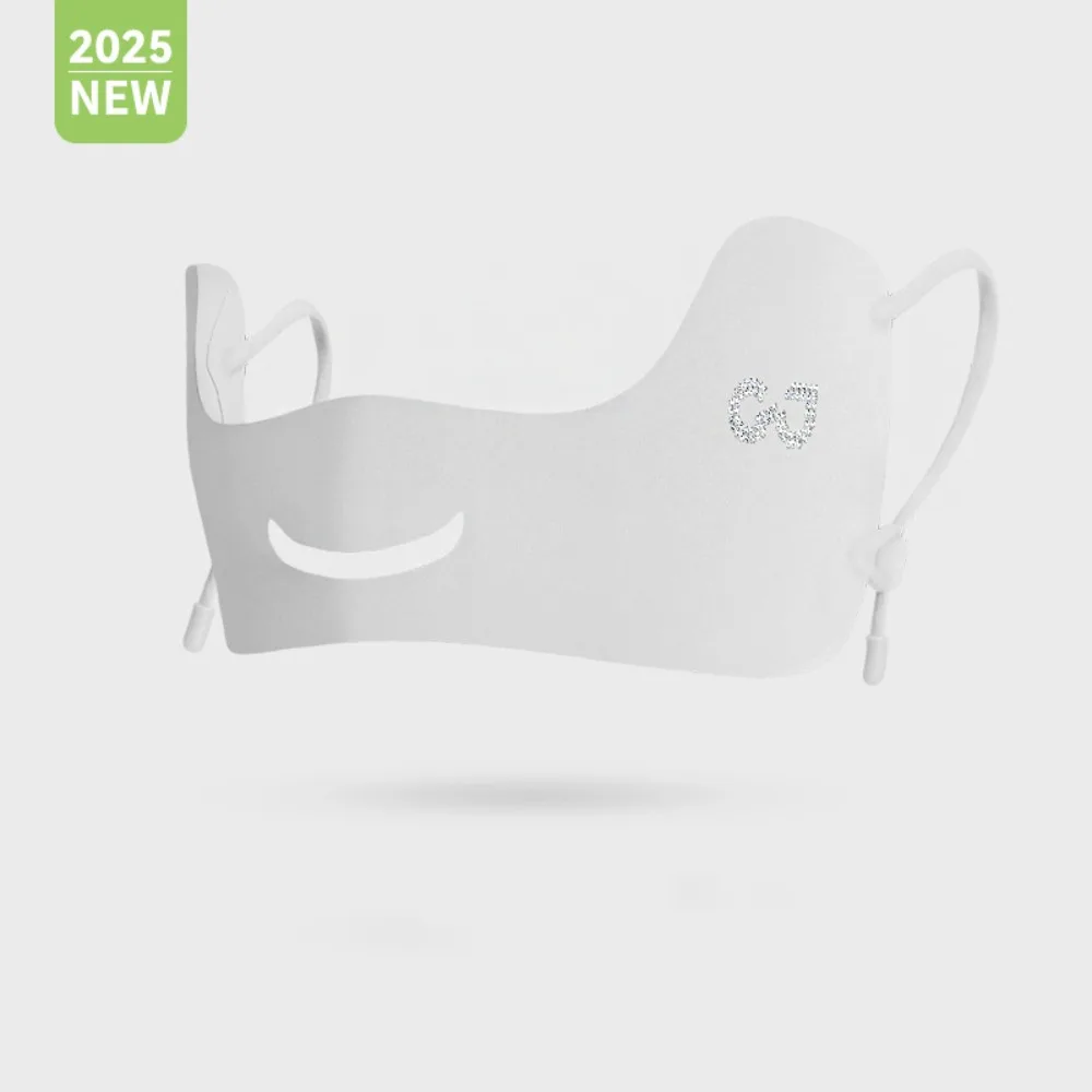 

Солнцезащитный шарф для лица, ледяная шелковая солнцезащитная маска, тонкая дышащая летняя маска для лица, солнцезащитная вуаль, защита глаз, маска для лица Gini