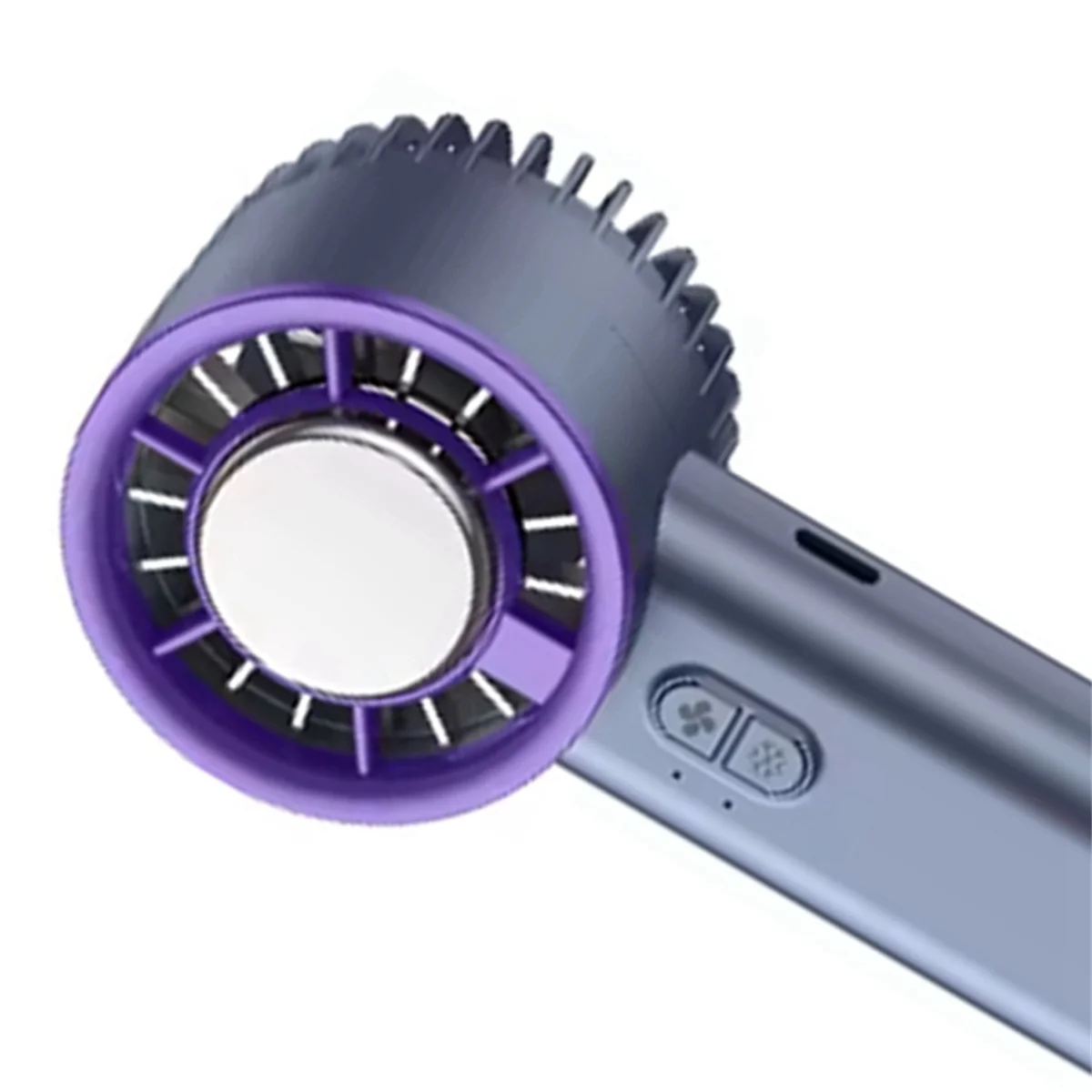 ABGV Handheld ijskompresventilator USB oplaadbare halfgeleiderkoeling Draagbare kleine oplaadbare turboventilator Airconditioner