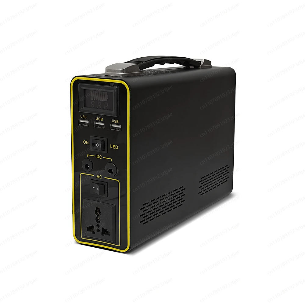 300W Solar Outdoor Generator MPPT Lifepo4 300WH Battery Power Bank 50000mAh Pure Sine Wave Flashlight