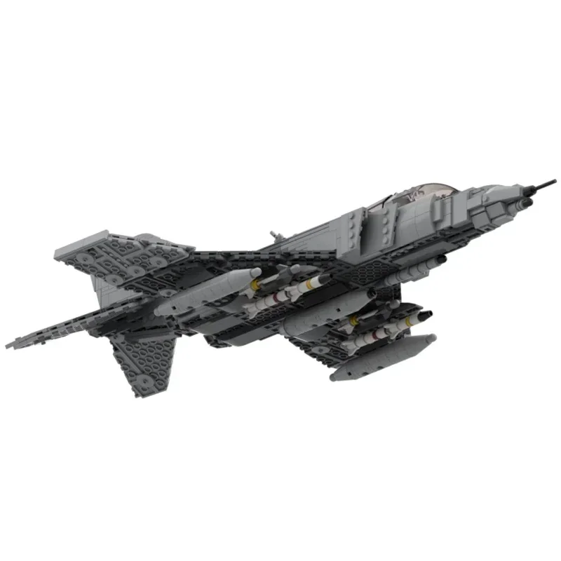 Moc Building Bricks Military Model F-4G Wild Weasel Fighter Technology Modular Blocks Gifts Toys For Children DIY Sets Assembly