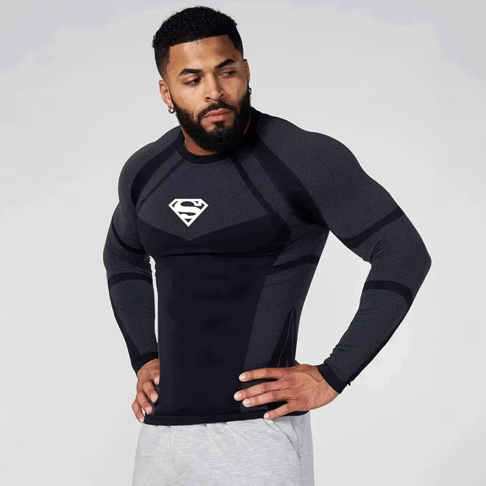 Men Running Compression Short Sleeve Sport Tees Gym Fitness Sportshirts Male Jogging Tracksuit Homme Athletic Shirt Tops Mens