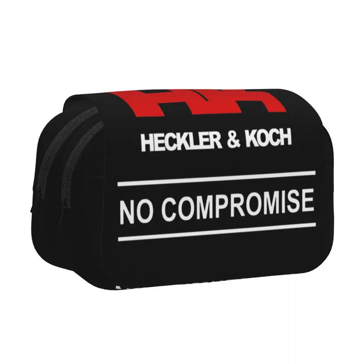 Heckler Koch Hk Gun Pistol Riffle Military Army Pencil Cases Pen Holder Hard Shell Leather Big Capacity Pen Box Pencil B
