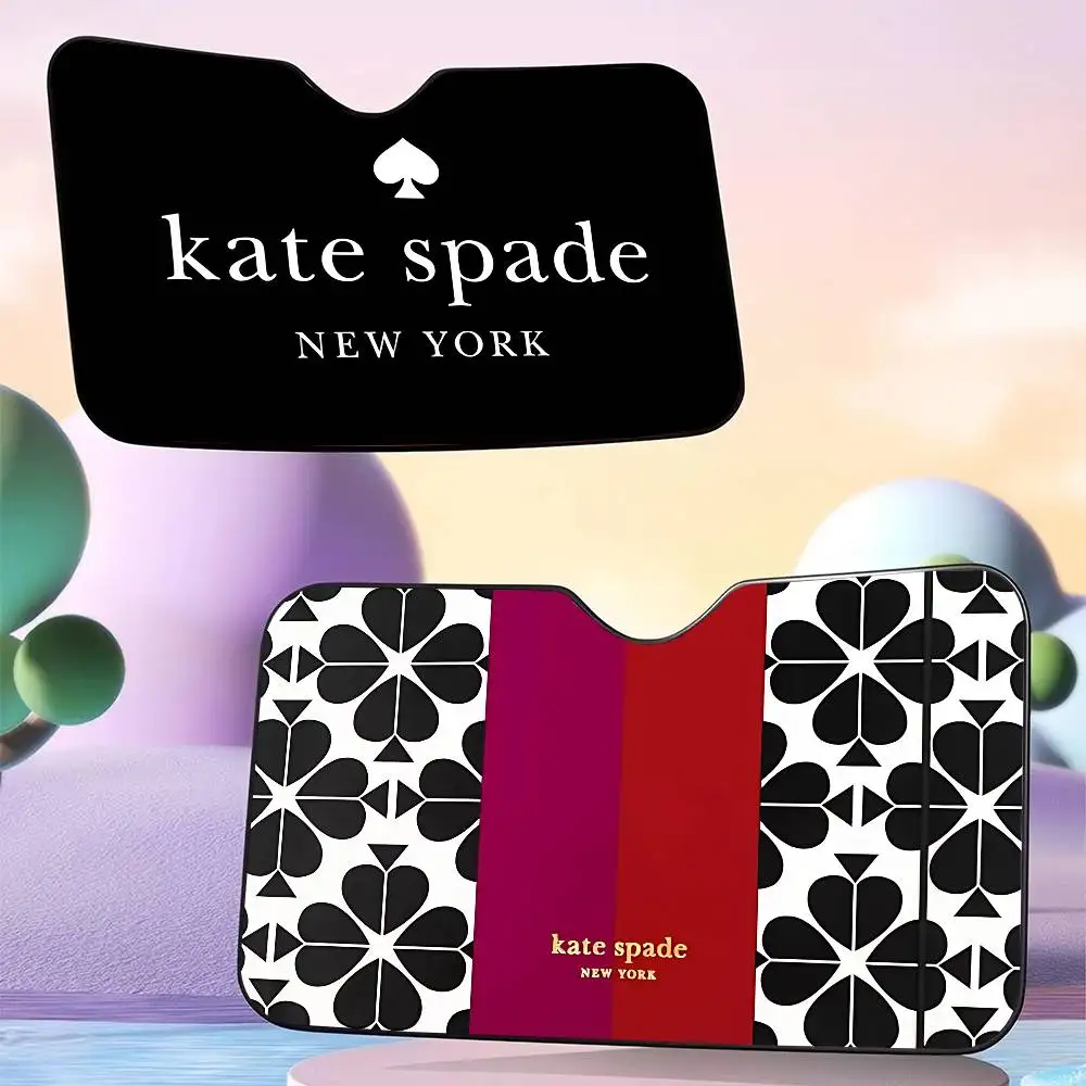 K-Kate S-Spade Car Windshield Funny Sun Shade Foldable UV Ray Sun Visor Protector Sunshade for Front Window