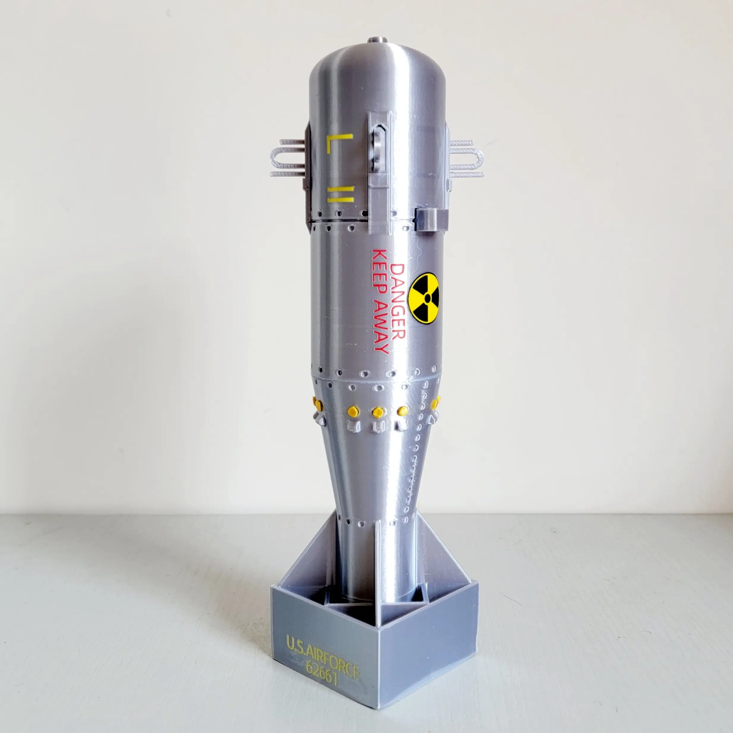 3D Printed Little Boy Atomic Model – WWII Military Collectible Display Prop & Gift