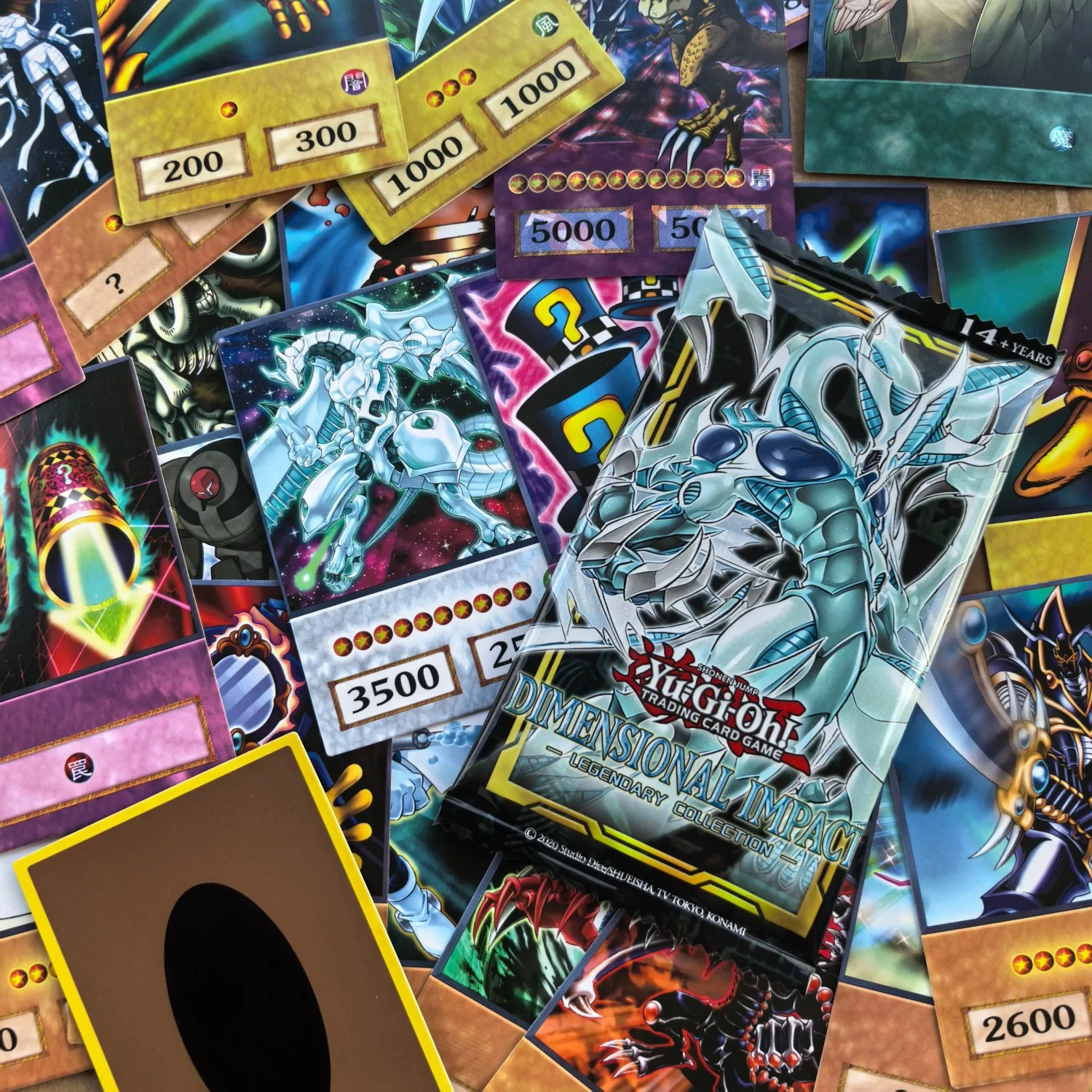 32Pcs Yu-Gi-Oh Anime Style Cards Blind Box Blue Eyes Dark Magician Exodia Yugioh DM Classic Proxy DIY Card Kids Gift