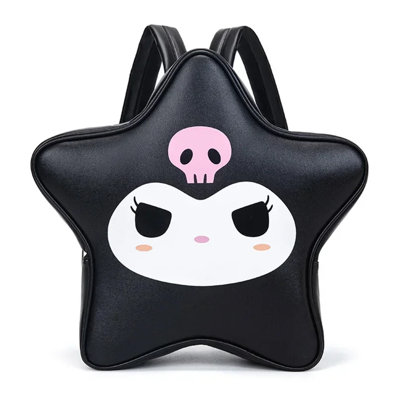 Kawaii Sanrio Kuromi kreatywna pięcioramienna gwiazda plecak z Pu o dużej pojemności Y2k słodka gorąca dziewczyna styl zabawka dla dorosłych prezent