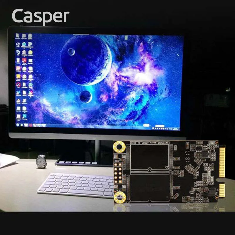 Casper Internal MSATA Hard Drive SSD 128GB Desktop Computer 64/256/512GB 1TB 2TB SMI Hard Disk for Gaming Console Poss Machine