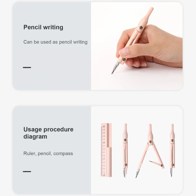 règles boussole 3 en 1, d'outils dessin, règle droite 15