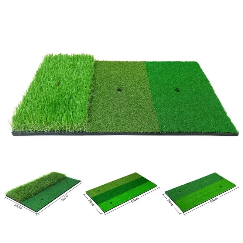 PGM Golf Hitting Mat Indoor Outdoor Mini Praktijk Duurzaam PP Gras Pad Achtertuin Oefening Golf Training Aids Met TEE DJD003