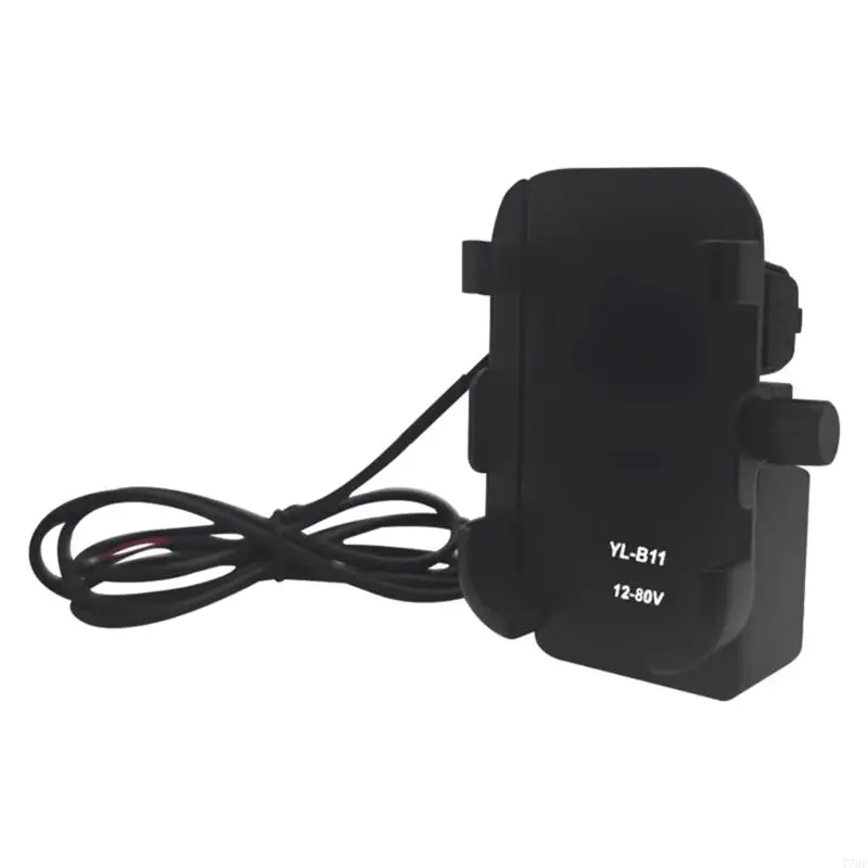 

77HF Easy Install Universal Phone Holder with Speaker for E Bikes and Motorcycles Secure