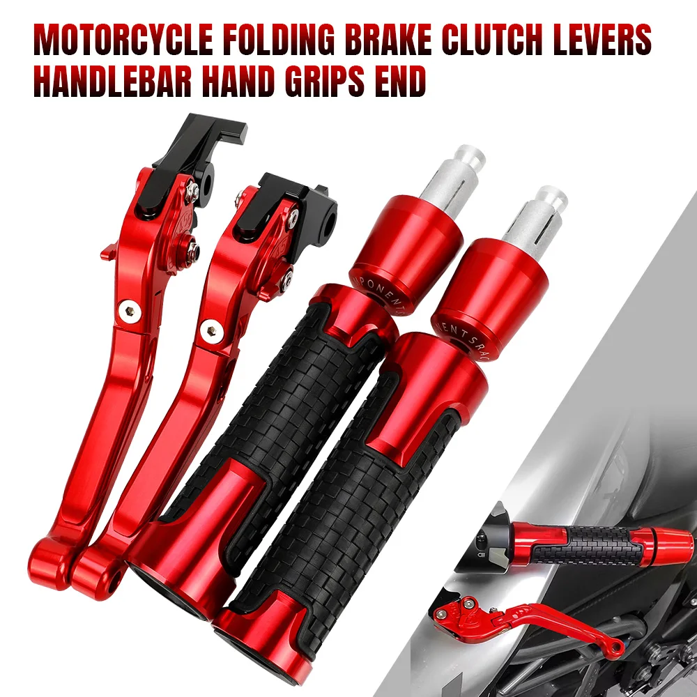 

Motorcycle Brake Clutch Levers Handlebar Handle bar Hand Grips ends For SUZUKI KATANA GSX750F 1989 1990 1991 1992-2007