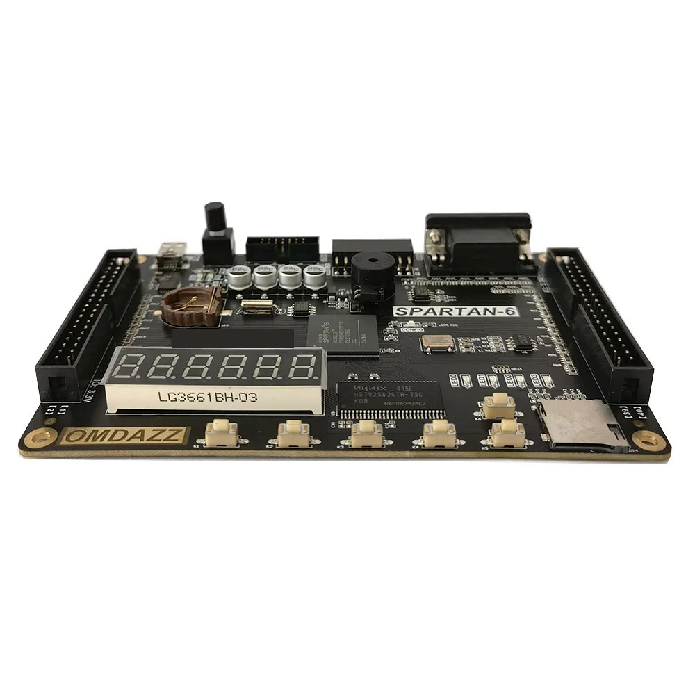 Educational FPGA Demo Board Xilinx Spartan-6 XC6SLX16 XC6SLX9 Card + USB Programmer Downloader Xilinx Platform Cable