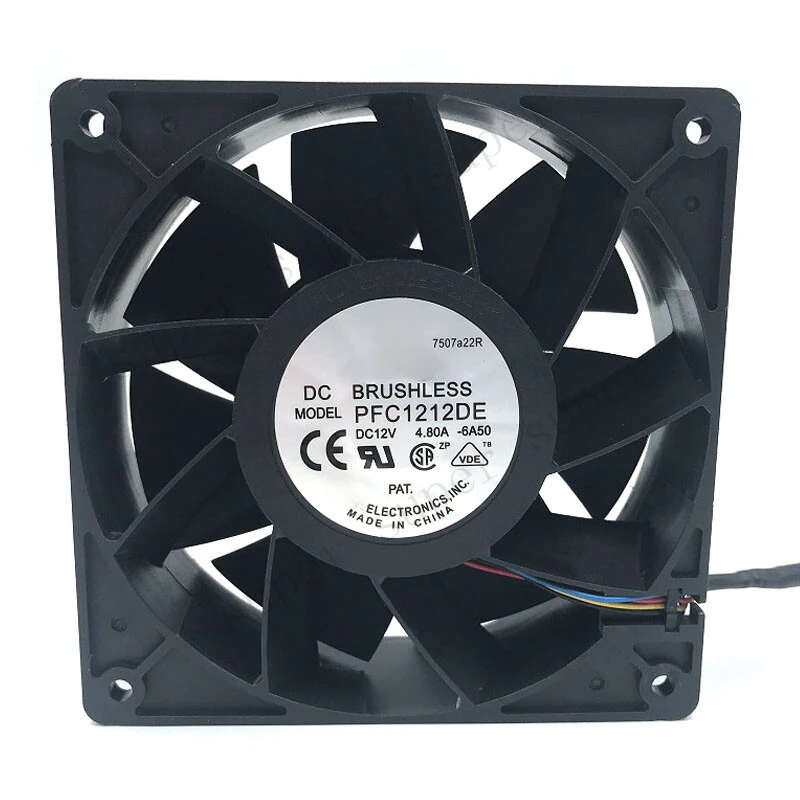 S+   Delta PFC1212DE DC 12V 4.8A 12038 Volume Violent High Speed Cooling Fan 7500RPM