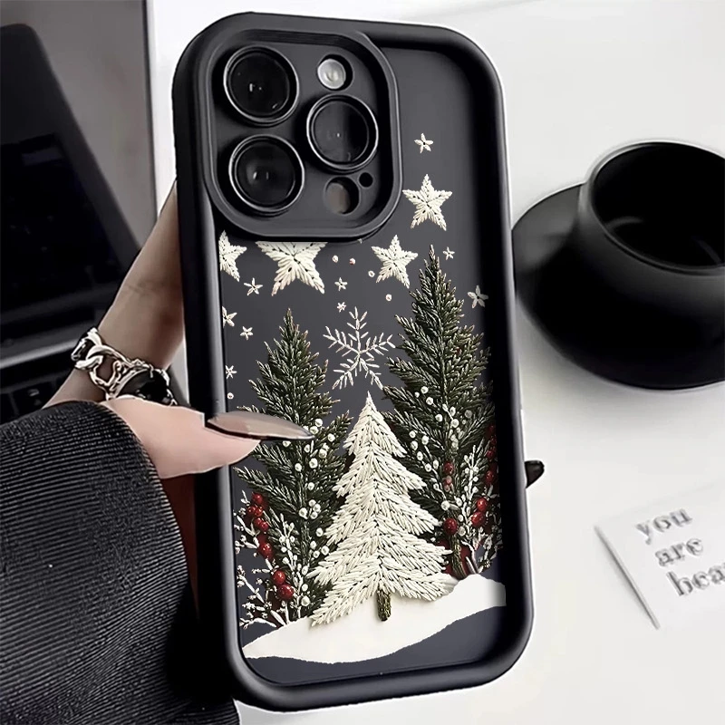 เคสโทรศัพท์ลายต้นคริสต์มาส สำหรับ Honor X9C X9A X8C X8B X8A X8 X7A X6B Magic 6 5 400 Lite 300 200 Pro  วัสดุซิลิโคน TPU นิ่ม