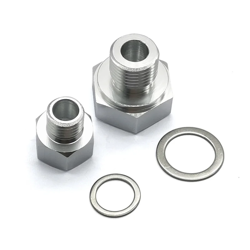 

Комбинированный интерфейс датчика кислорода с резьбой M12x1.5 и M16x1.5. Адаптер датчика давления масла для автомобиля с прокладкой.