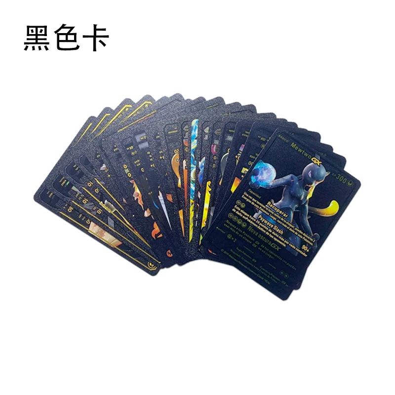 81-36 Pcs Pokemon Cards German Spanish French English Vmax GX Energy Card Pikachu Rare Collection Battle Trainer Boys Gifts Toys