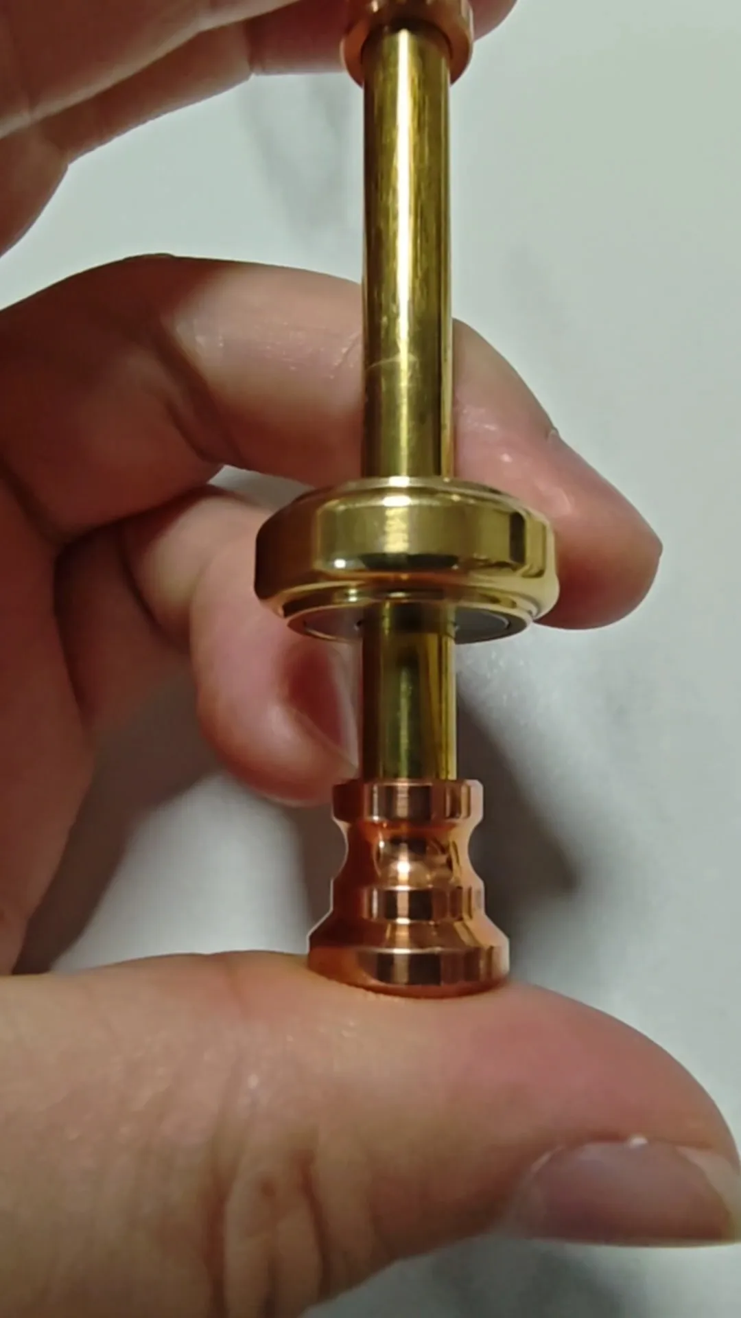 Used EDC Out of Print EDC Small Handle, Push Card, Golden Hoop, Rare in The World