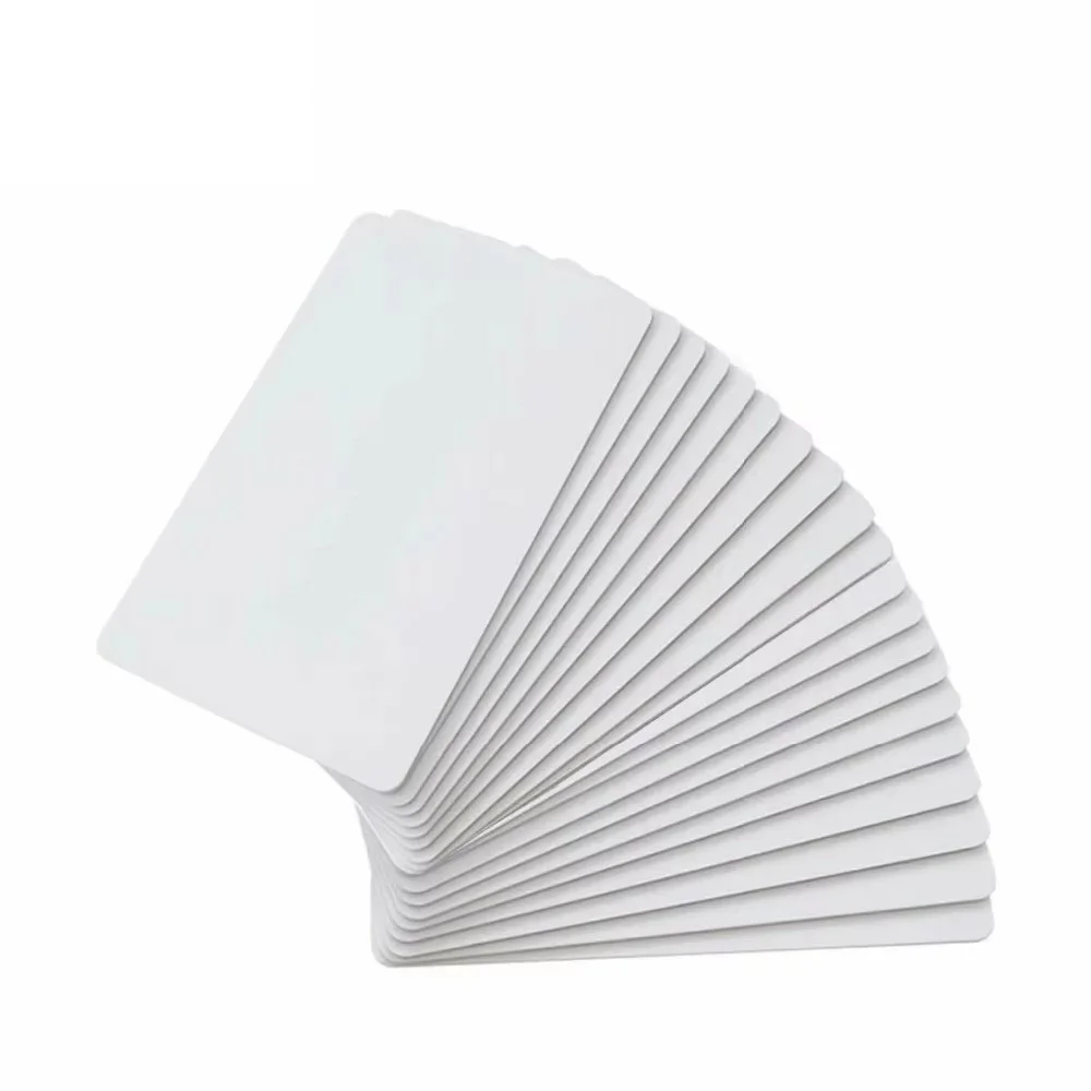 10Pcs 125Khz Writeable EM4305 Thickness 0.88mm Contactless RFID Proximity Smart Card For Duplicator Reader ID Entry Access Whtie