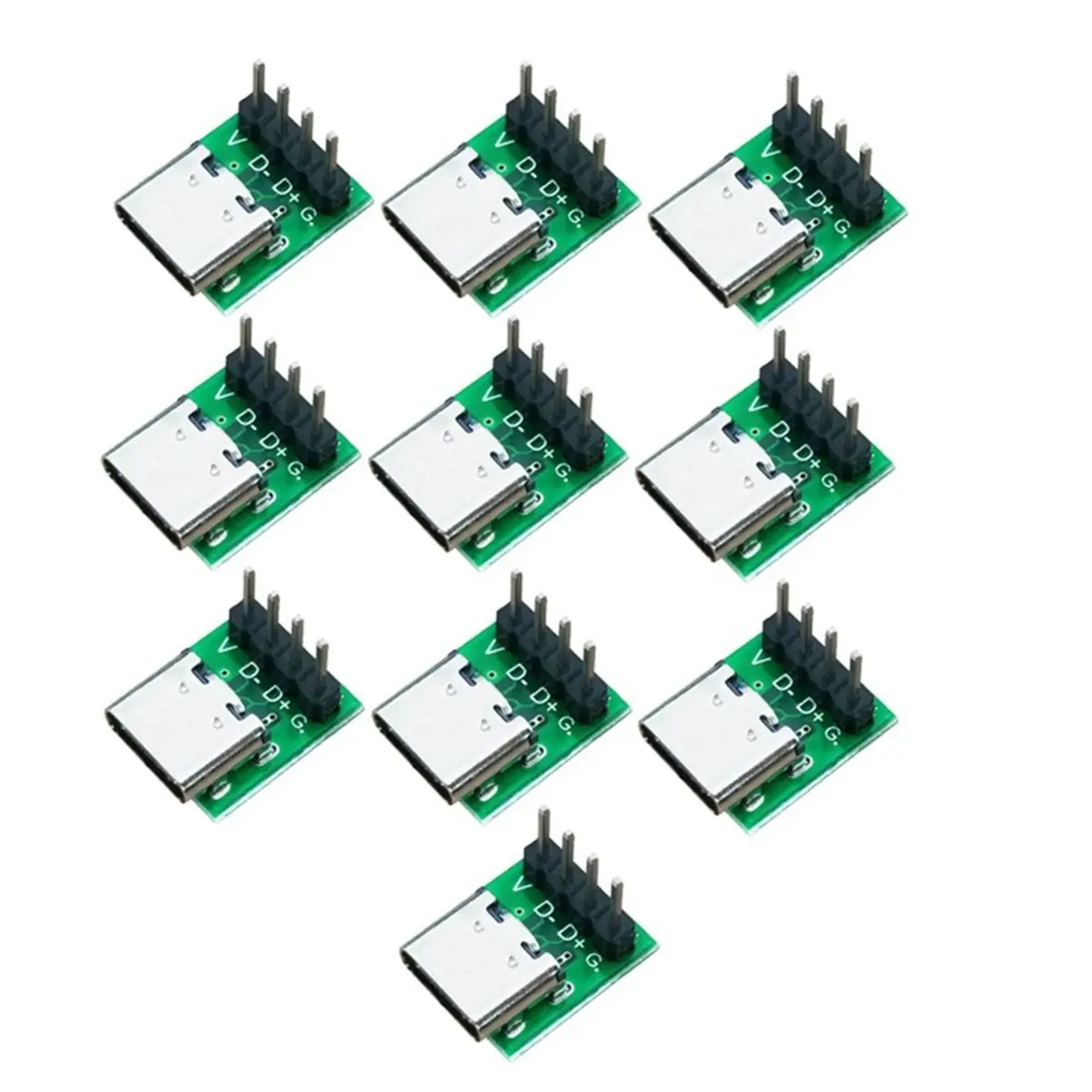 update. 10PCS USB 3.1 Type-C 16 Pin Test Breakout Board USB 3.1 Type C Connector 16 Pin Test PCB Board for Data Line Wire Cable