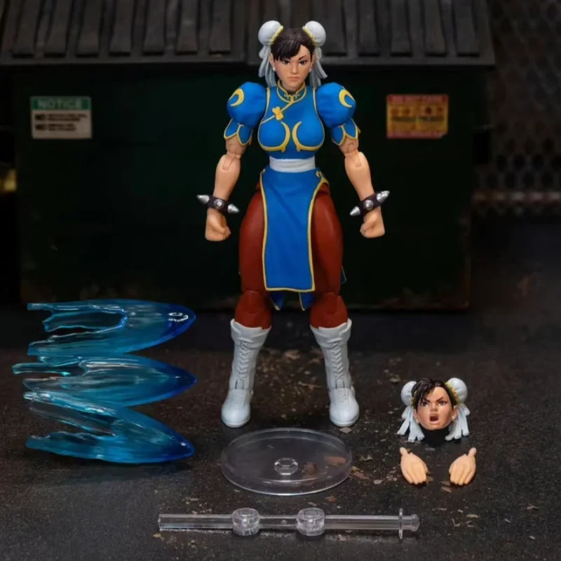 15 centimetri Streetfighter 2 The Final Challengers Chun Li Anime Figura 1/12 Action Figure Statua Bambola Da Collezione Ornamento Giocattolo Regali