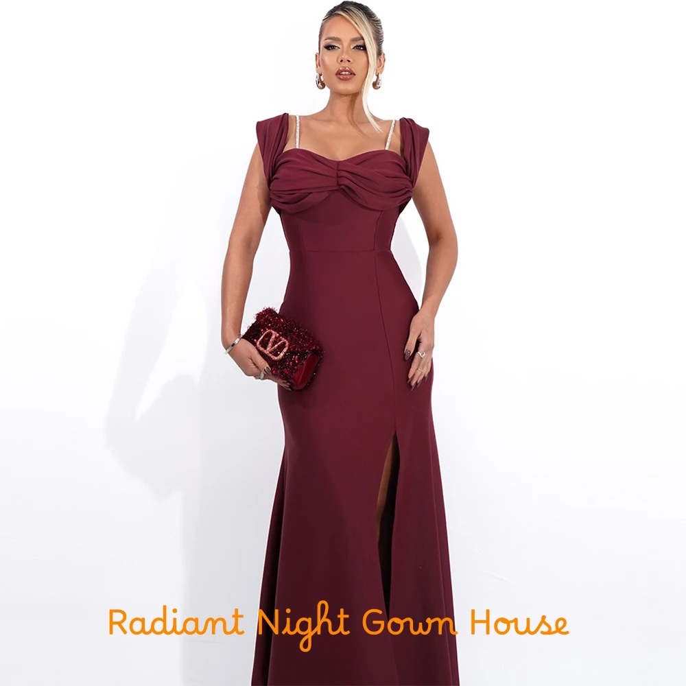 

Sexy Mermaid Evening Dress Temperament Off the Shoulder Customized Celebrity Gowns Elegant Jersey Bespoke Occasion Gown