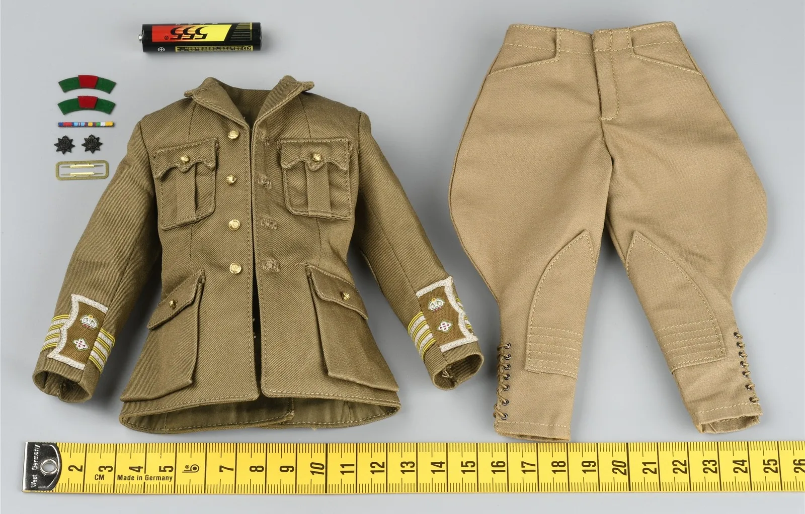 DID B11012 Set uniforme da soldato in scala 1/6 Modello per 12''Colonnello britannico
