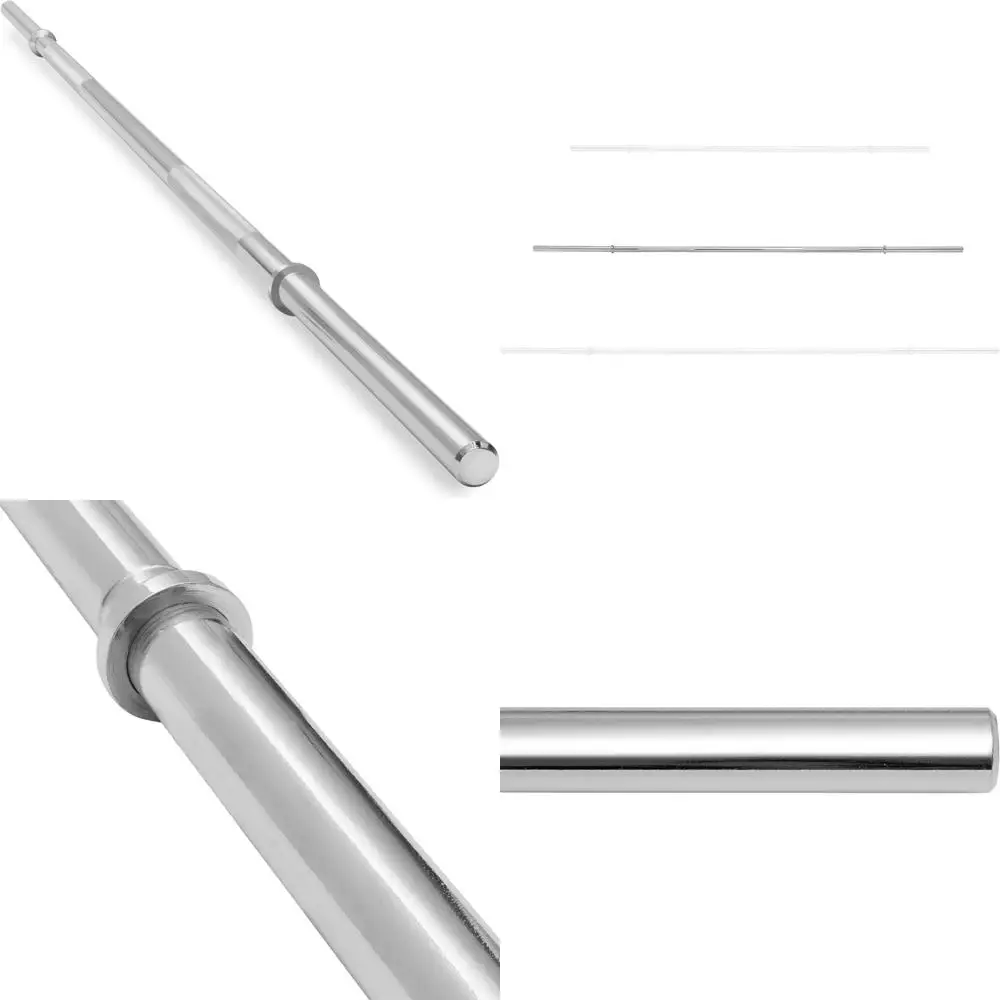 

Standard Weightlifting Barbell - Straight Bar with Smooth Sleeves for Strength Training