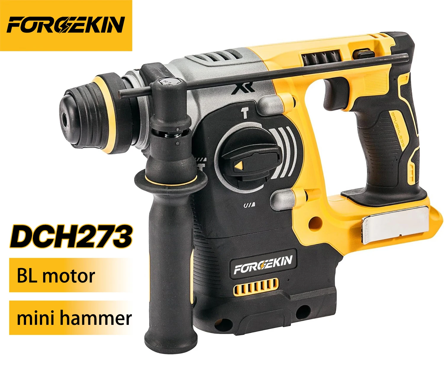 

FORGEKIN MiniHammer Brushless Motor SDS PLUSCordless Power Tools RechargeableElectric Drill Impact Drill For DEWALT battery PIN