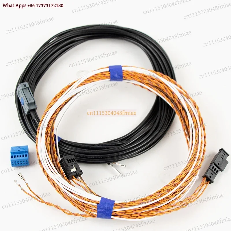 Dynamic Wiring Harness For Audi MIB3 VW MQB RVC Trunk Handle Rear View Camera Cable High Line With Dynamic Guide Lines