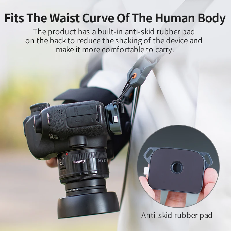 XILETU Quick Release สายคล้องไหล่ฐานกล้อง Sling Quick Disconnect Adapter สําหรับ Fast Release Plate พร้อม Fujifilm Canon Sony