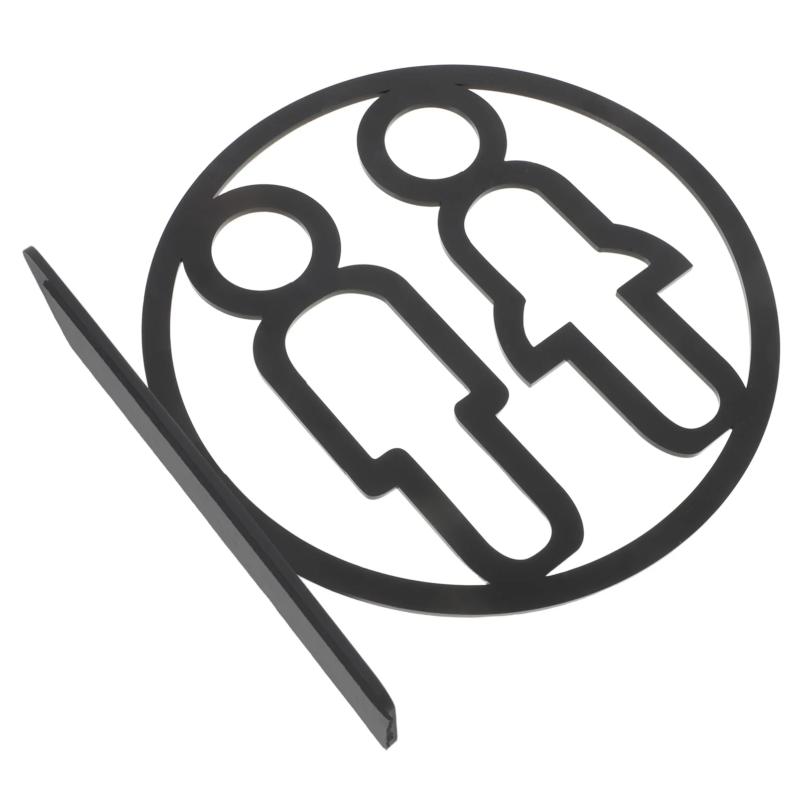 

Restroom Sign Acrylic Double Sided Men and Women Toilet Sign for Business Restaurants Office Washroom Decor Bathroom Door Signs